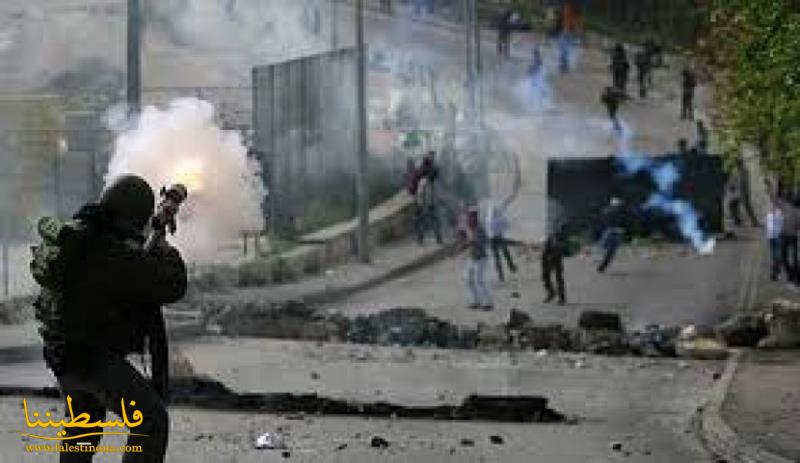 عشرات حالات الاختناق بالغاز خلال مواجهات مع الاحتلال في كفر قدوم