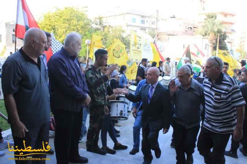 (تحت المقال - 19) - مهرجانٌ سياسيٌّ مركزيٌّ حاشدٌ في قاعة مركز معروف سعد في صيدا في الذكرى السابعة عشرة لاستشهاد الرمز ياسر عرفات