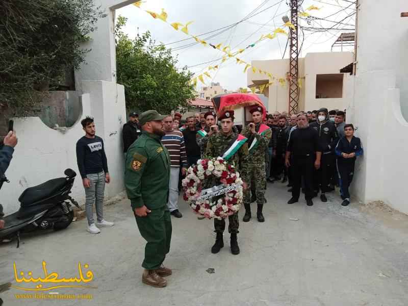 حركة "فتح" في صور تُشيّع العميد محمود فوزي حسن في مخيّم الرشيدية