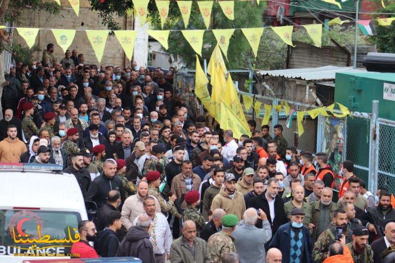 حركة "فتح" تشيِّع القيادي أكرم بكار في مخيّم البرج الشّمالي