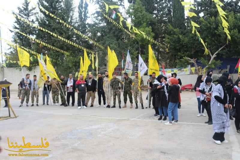 (تحت المقال - 48) - قيادة حركة "فتح" - منطقة صيدا تُضيء شُعلةَ انطلاقتها الـ٥٧ في مخيّم الميّة وميّة