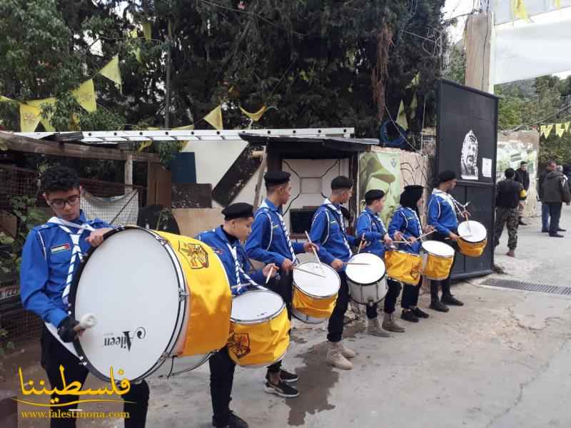 (تحت المقال - 52) - قيادة حركة "فتح" - منطقة صيدا تُضيء شُعلةَ انطلاقتها الـ٥٧ في مخيّم الميّة وميّة