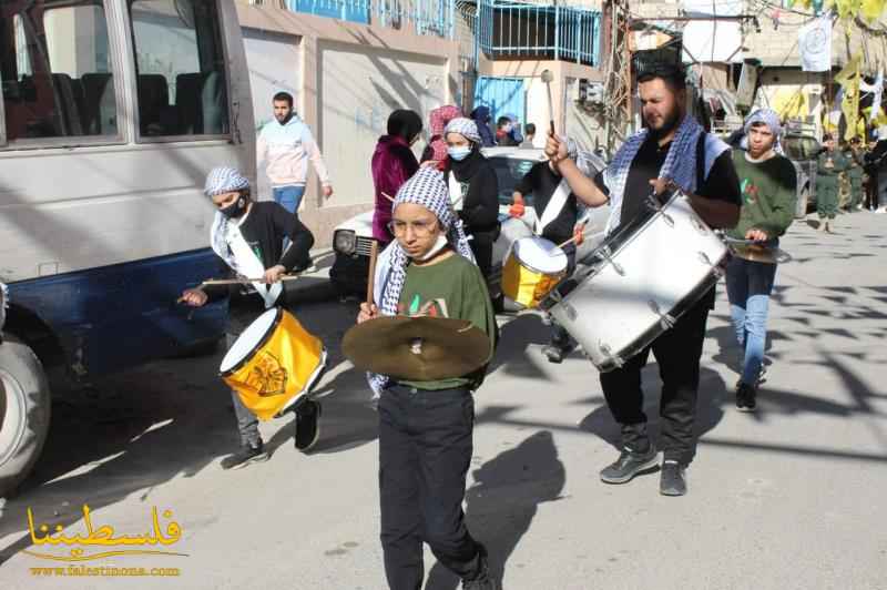 حركة "فتح" وفصائل "م.ت.ف" تُحيي يوم الشّهيد الفلسطيني في مخيّم عين الحلوة