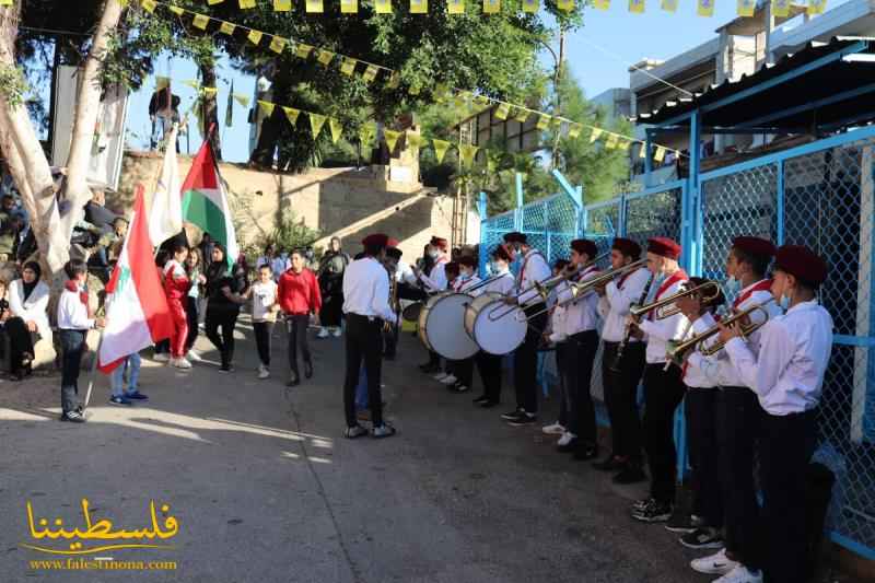 حركة "فتح" تُحيي يوم الشهيد الفلسطيني في مخيّم البرج الشمالي بوقفة جماهيرية