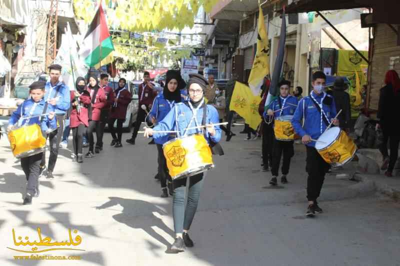 حركة "فتح" وفصائل "م.ت.ف" تُحيي يوم الشّهيد الفلسطيني في مخيّم عين الحلوة