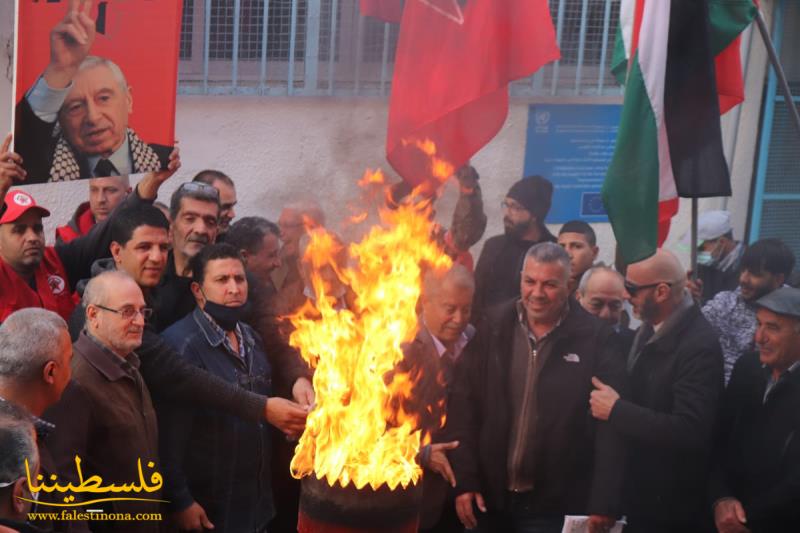 حركة "فتح" في صور تشارك الجَّبهة الديمقراطية لتحرير فلسطين إيقاد شعلتها ال "٥٣"