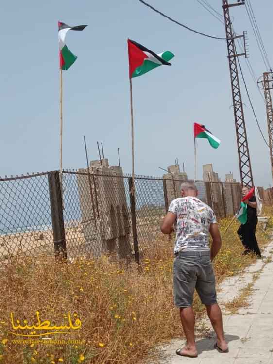 (تحت المقال - 38) - مخيّمات وتجمُّعات منطقة صور تتزيّن بعَلم فلسطين بمناسبة الذكرى الرابعة والسبعين للنكبة