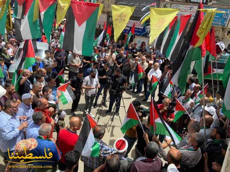 (تحت المقال - 5) - فصائل المقاومة الفلسطينية في البقاع تستنفر أبناء شعبنا لرفع العلم الفلسطيني بمسيرة جماهيرية