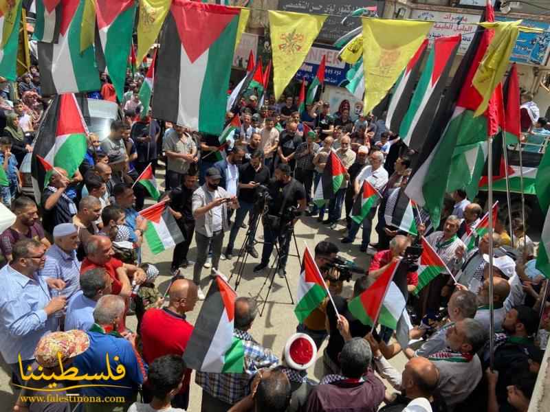 (تحت المقال - 3) - فصائل المقاومة الفلسطينية في البقاع تستنفر أبناء شعبنا لرفع العلم الفلسطيني بمسيرة جماهيرية