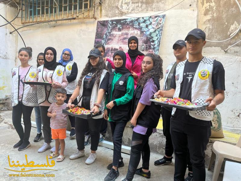 (تحت المقال - 2) - حركة "فتح" -الشّعبة الغربية تنظِّم حواجز محبة في مخيَّم مارالياس وتجمُّعات بيروت