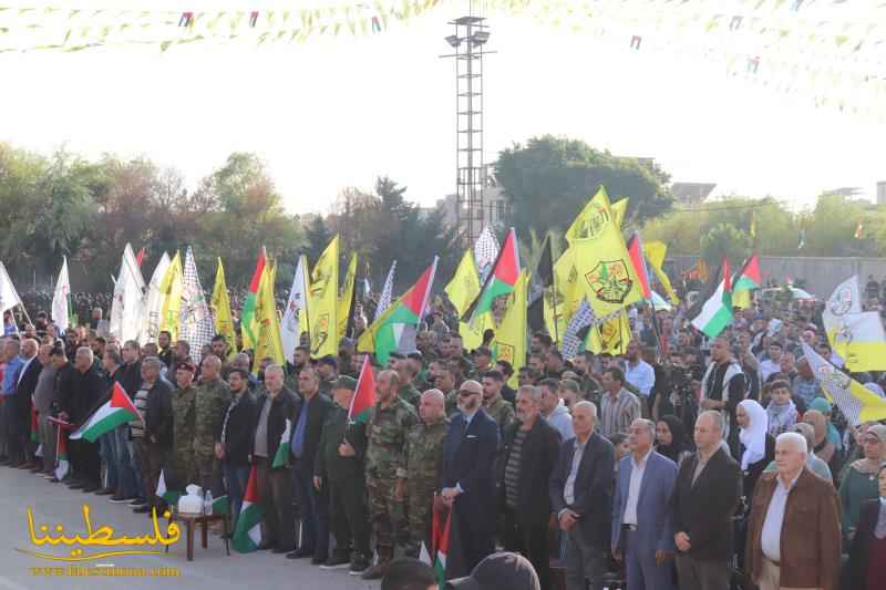 (تحت المقال - 12) - "فتح" في صور تنظّم مهرجانًا حاشدًا إحياءً لذكرى استشهاد الرمز ياسر عرفات في مخيّم الرشيدية