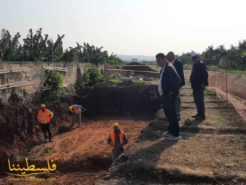 بقاعي يتفقّد مشروع  بناء محطة معالجة مياه الصرف الصحي في تجمع العرش/عدلون