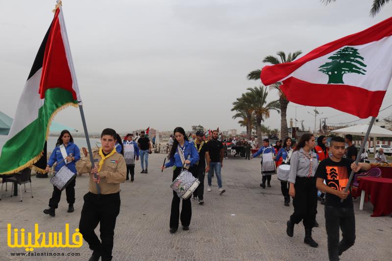 (تحت المقال - 4) - حركة "فتح تشارك في مهرجان "مواكب بيارق النصر" في مدينة صور