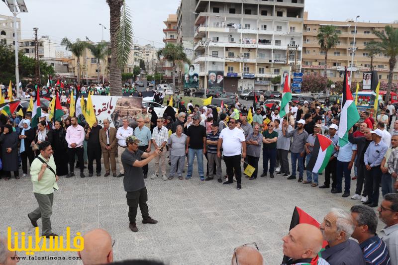 (تحت المقال - 5) - حركة "فتح تشارك في مهرجان "مواكب بيارق النصر" في مدينة صور