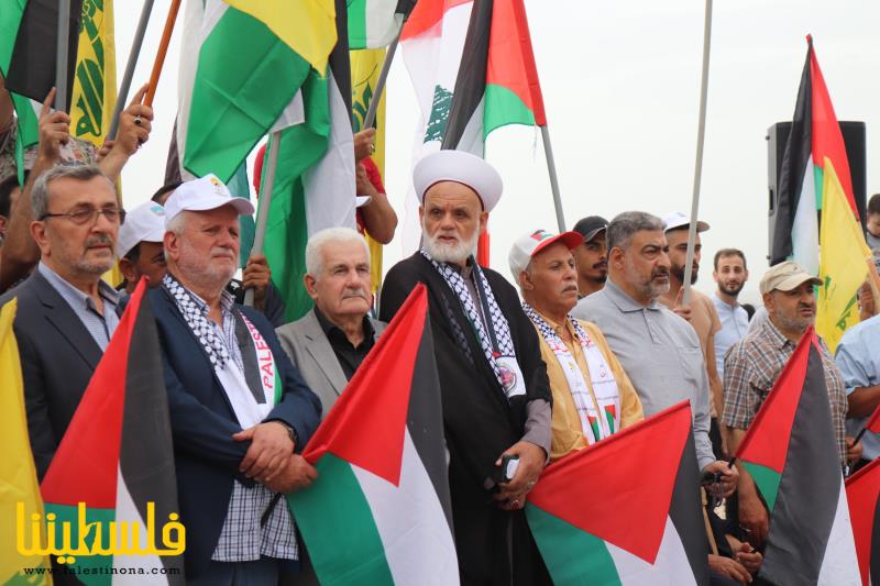 حركة "فتح تشارك في مهرجان "مواكب بيارق النصر" في مدينة صور