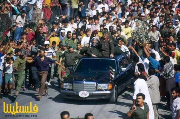 29 عاما على عودة الرئيس الراحل ياسر عرفات إلى أرض الوطن