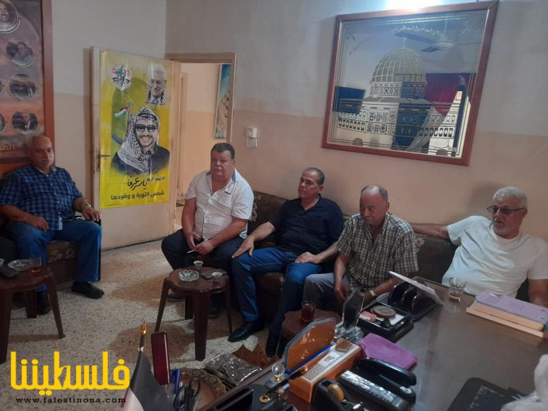 اللجان الشعبية في لبنان تزور قيادة " فتح" في صيدا مؤكدةً دعم مواقف الحركة