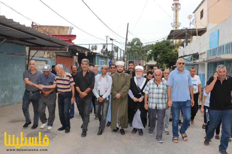 فصائل العمل الوطني الفلسطيني تنظِّم مسيرات دعمًا لغزة في مخيمي الرشيدية والبص