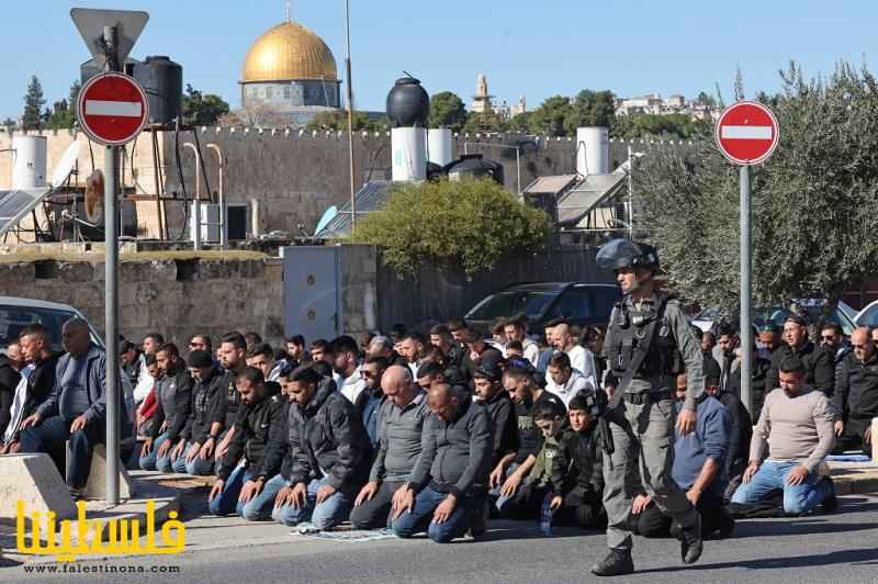 الاحتلال يعتدي على المصلين في وادي الجوز