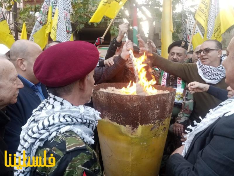 طوفان جماهيري في مخيم البداوي إحياءً للذكرى ال٥٩ لانطلاقة حركة "فتح" ودعمًا لغزة