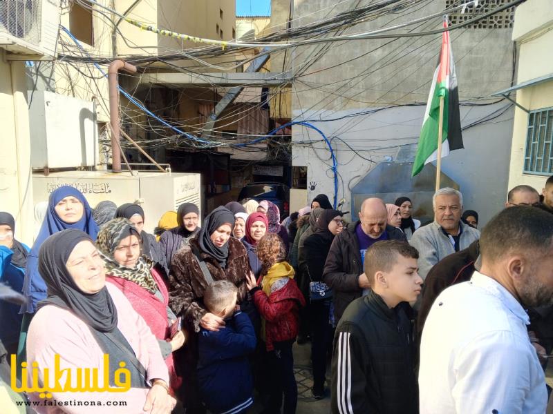 (تحت المقال - 7) - وقفةٌ وطنيةٌ في البداوي دعمًا لفلسطين ومطالبةً لاستمرار عمل الأونروا