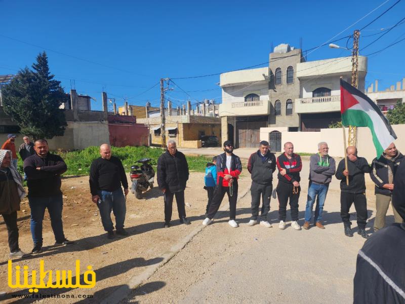 (تحت المقال - 3) - وقفةٌ وطنيةٌ في نهر البارد دعمًا لفلسطين ومطالبةً لاستمرار عمل الأونروا