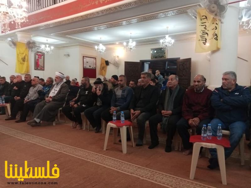 حركة "فتح" تشارك جمعية المشاريع الخيرية بإحياء الإسراء والمعراج في مخيم البرج الشمالي