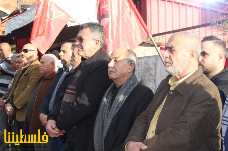 "فتح" في صور تشارك الجبهة الديمقراطية ذكرى انطلاقتها في مخيم البرج الشمال