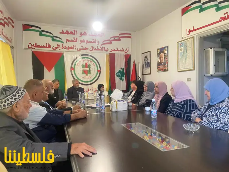 (تحت المقال - 6) - الاتحاد العام للمرأة الفلسطينية يزور مقر اتحاد نقابات عمال فلسطين مهنئًا بالأول من أيار