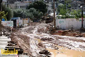 الاحتلال يدمر البنية التحتية في عدة مناطق في مدينة جنين