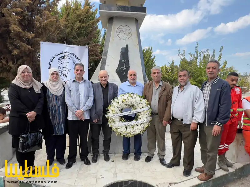 (تحت المقال - 16) - منظمة التحرير الفلسطينية وحركة “فتح” في منطقة صيدا تُحيي ذكرى استشهاد القائد الرمز ياسر عرفات في عين الحلوة