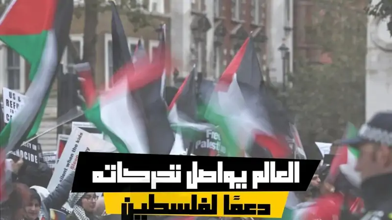 العالم يواصل تحركاته دعمًا لفلسطين